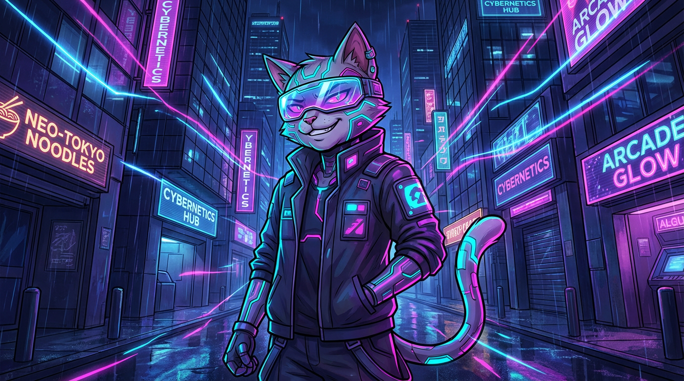 Cyberpunk Cat